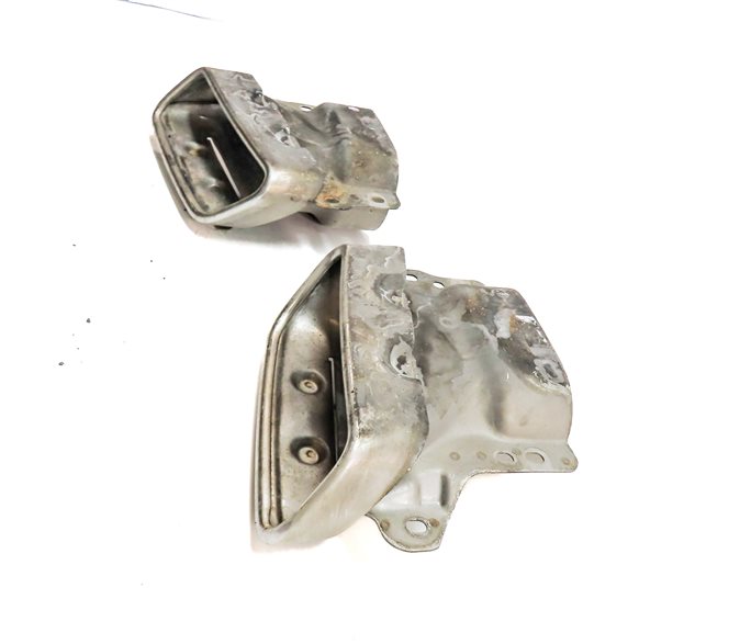 Thumbnail 3: 15-19 MERCEDES GL450 GLS450 X166 REAR EXHAUST TAILPIPE MUFFLER TIP SET/2