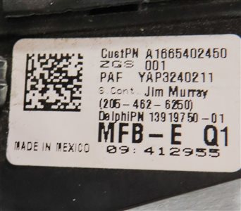 Thumbnail 7: 2016 MERCEDES GL450 (X166) 3.0L (M276) FUSE RELAY POWER JUNCTION CONTROL BOX