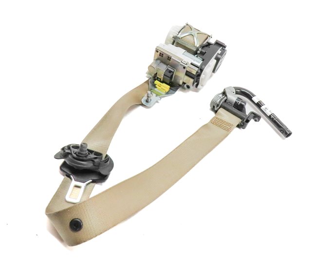 12-16 MERCEDES GL CLASS W166 X166 FRONT LEFT DRIVER SEATBELT RETRACTOR (Beige)