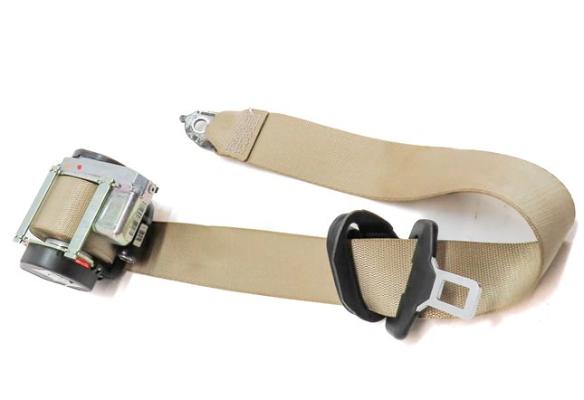 Thumbnail 3: 2016 MERCEDES GL450 (X166) REAR 3RD ROW LEFT SEAT SEATBELT RETRACTOR (Beige)
