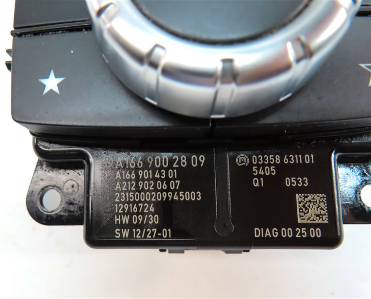 Thumbnail 5: 14-16 MERCEDES G550 GL350 GL550 ML350 ML550 (W166 X166) RADIO NAV CONTROL SWITCH