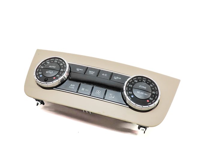 14-19 MERCEDES GL GLS (X166 W166) FRONT HEATER AC CLIMATE CONTROL & TRIM (BEIGE)