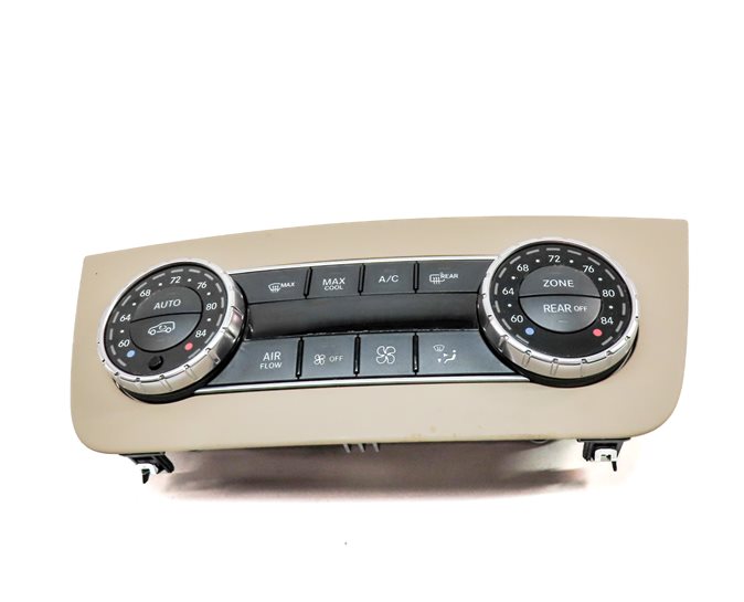 Thumbnail 2: 14-19 MERCEDES GL GLS (X166 W166) FRONT HEATER AC CLIMATE CONTROL & TRIM (BEIGE)