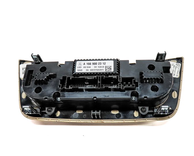 Thumbnail 4: 14-19 MERCEDES GL GLS (X166 W166) FRONT HEATER AC CLIMATE CONTROL & TRIM (BEIGE)