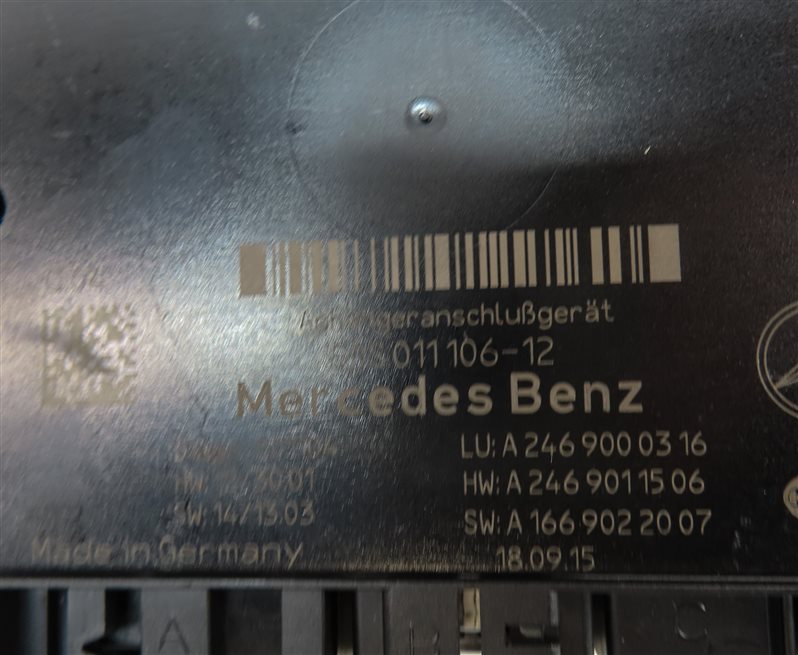 Thumbnail 5: 2015-201616 MERCEDES CLA GLE GL350 GL450 GL550 (X166) TOWING CONTROL MODULE