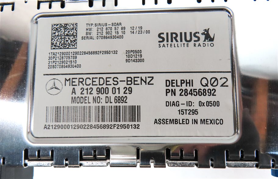 Thumbnail 5: 2016 MERCEDES GL450 (X166) SIRIUS SATELLITE RADIO RECEIVER CONTROL MODULE