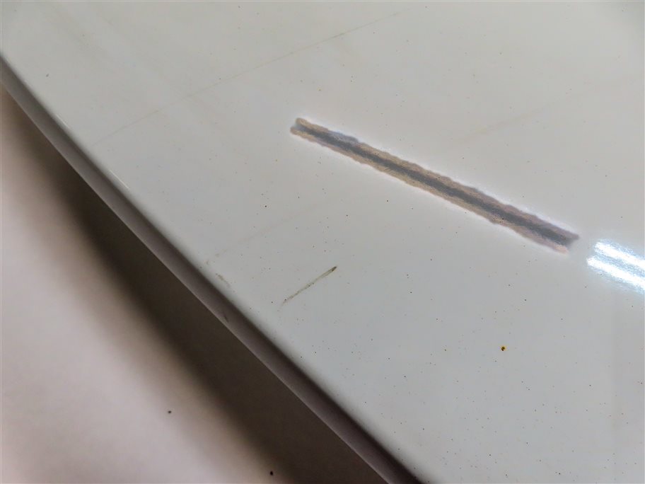 Thumbnail 14: 2013-2019 MERCEDES GL GLS (W166 X166) REAR TRUNK UPPER SPOILER WING TRIM (White)