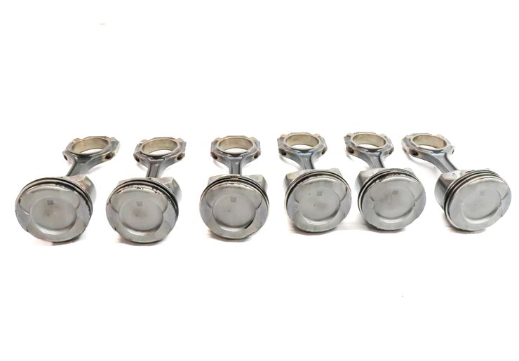 Thumbnail 3: 15-22 MERCEDES X166 W166 W205 W222 W212 R231 M276 3.0 ENGINE PISTON & ROD SET/6