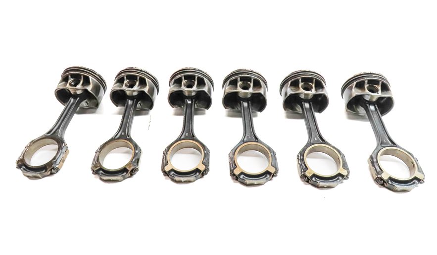 Thumbnail 5: 15-22 MERCEDES X166 W166 W205 W222 W212 R231 M276 3.0 ENGINE PISTON & ROD SET/6