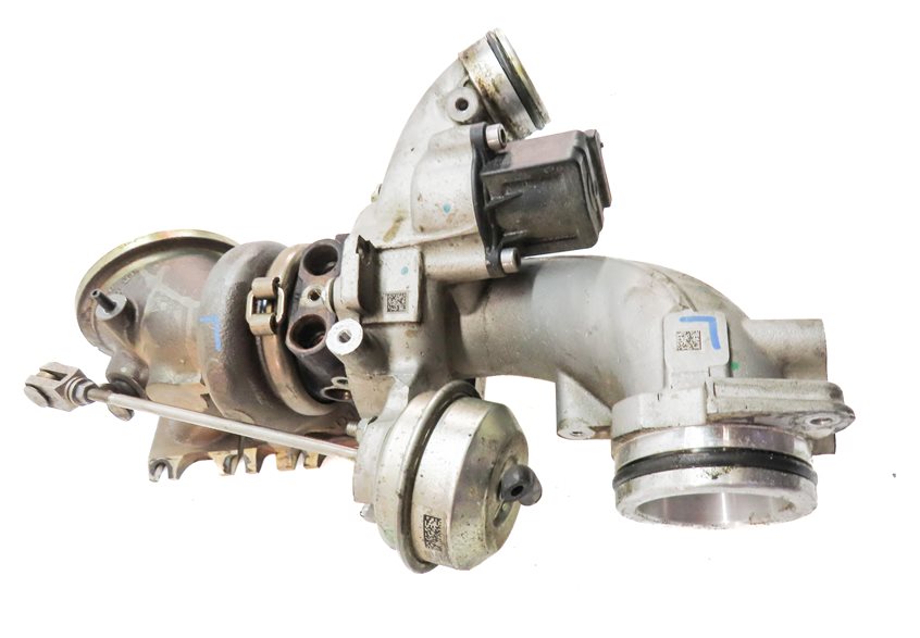 Thumbnail 4: 15-20 MERCEDES C E GL GLE GLS ML S SLC (W166 X166) 3.0L M276 LEFT TURBOCHARGER