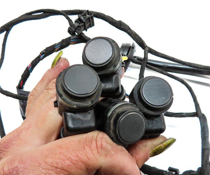 Thumbnail 5: 14 AUDI A4 ALLROAD B8 REAR PARK ASSIST PDC DISTANCE CONTROL SENSOR SET/4 (Grey)