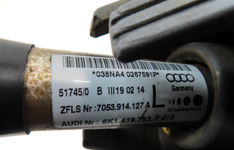 Thumbnail 6: 2014 AUDI A4 ALLROAD WAGON (B8) STEERING COLUMN INTERMEDIATE SWIVEL SHAFT