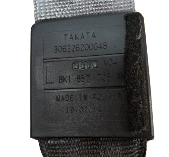 Thumbnail 7: 13-16 AUDI A4 ALLROAD WAGON B8 FRONT LEFT DRIVER SEAT SEATBELT RETRACTOR (Black)