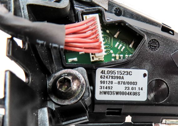 Thumbnail 8: 2014 AUDI A4 ALLROAD WAGON (B8) STEERING WHEEL PHONE MEDIA SWITCH BUTTON SET/2
