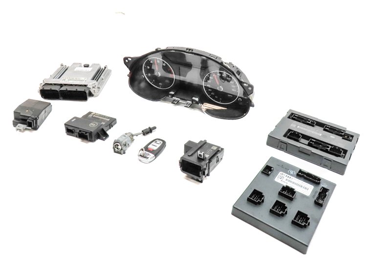 2014 AUDI A4 ALLROAD (B8) 2.0L (CPMB) ECM BCM GATEWAY IMMOBILIZER MODULE SET/9