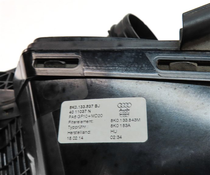 Thumbnail 6: 12-17 AUDI A4 A5 ALLROAD Q5 B8 8R 8K 2.0L TURBO AIR CLEANER FILTER BOX ASSEMBLY