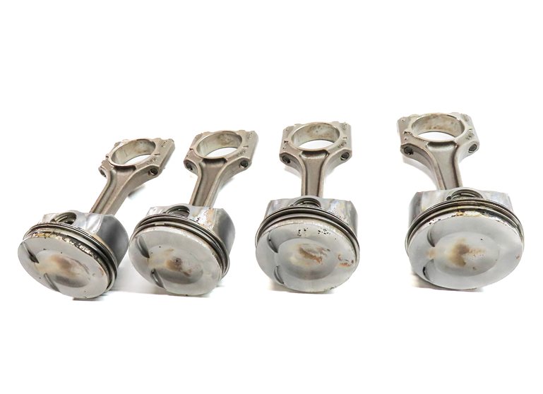 Thumbnail 2: 11-18 VW AUDI - A3 A4 A5 A6 Q5 TT BEETLE JETTA TIGUAN 2.0L TURBO PISTON SET/4