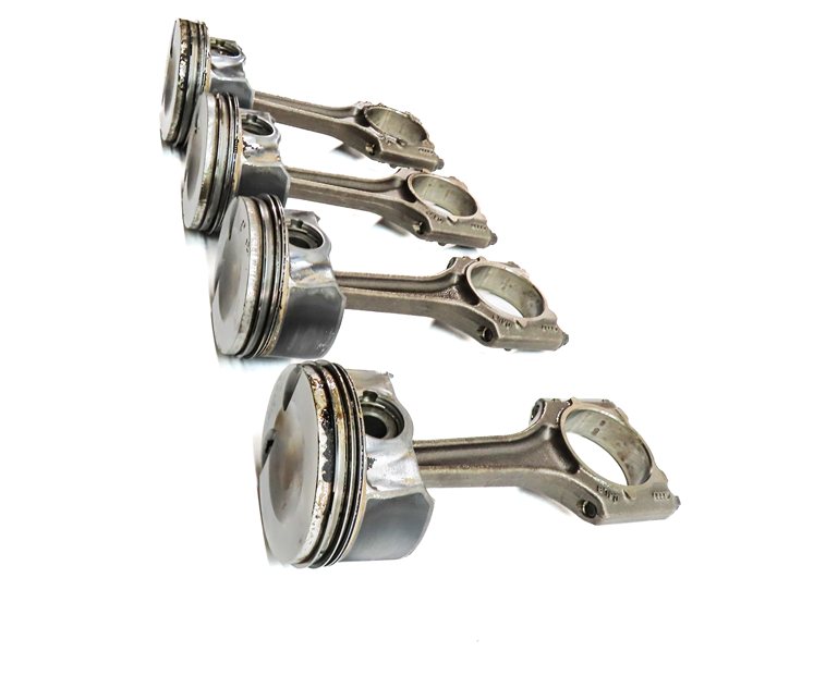Thumbnail 4: 11-18 VW AUDI - A3 A4 A5 A6 Q5 TT BEETLE JETTA TIGUAN 2.0L TURBO PISTON SET/4