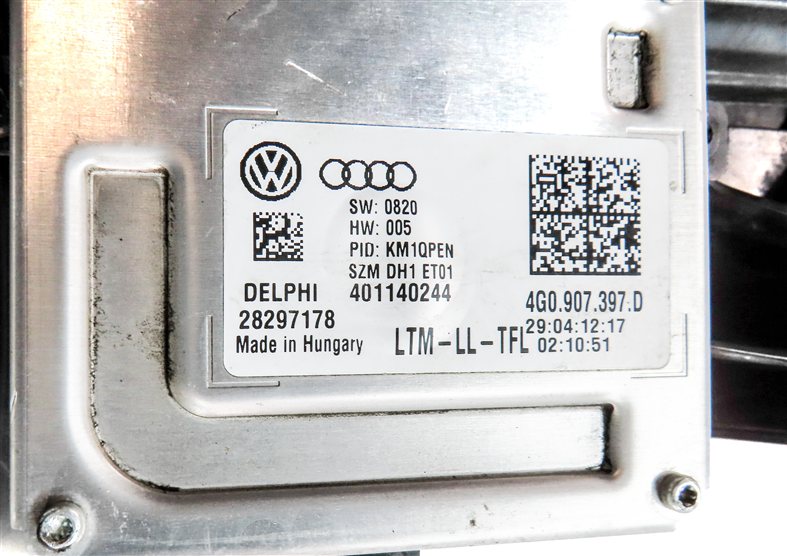Thumbnail 8: 13-16 AUDI A4 S4 (B8 8K) LEFT DRIVER XENON HID HEADLIGHT LIGHT LAMP (NON AFS)
