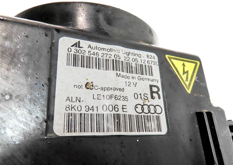 Thumbnail 9: 2013-2016 AUDI A4 S4 (B8 8K) RIGHT XENON HID HEADLIGHT LIGHT LAMP (NON AFS)