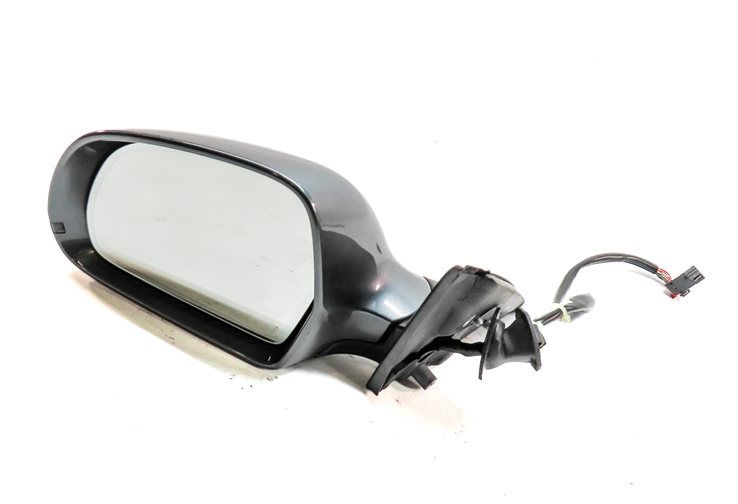 13-16 AUDI A4 WAGON B8 LEFT PFOLD HEATED MEMORY AUTODIM DOOR MIRROR (Grey)