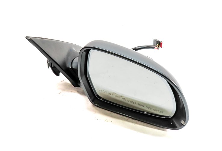 13-16 AUDI A4 WAGON B8 RIGHT PFOLD HEATED MEMORY AUTODIM DOOR MIRROR (Grey)