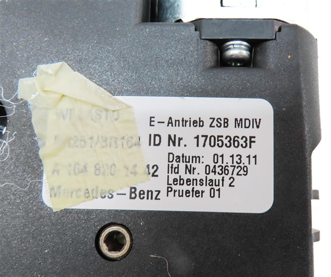 Thumbnail 5: 07-12 MERCEDES GL450 ML320 ML350 ML500 GL320 R320 R350 W251 W164 SUNROOF MOTOR