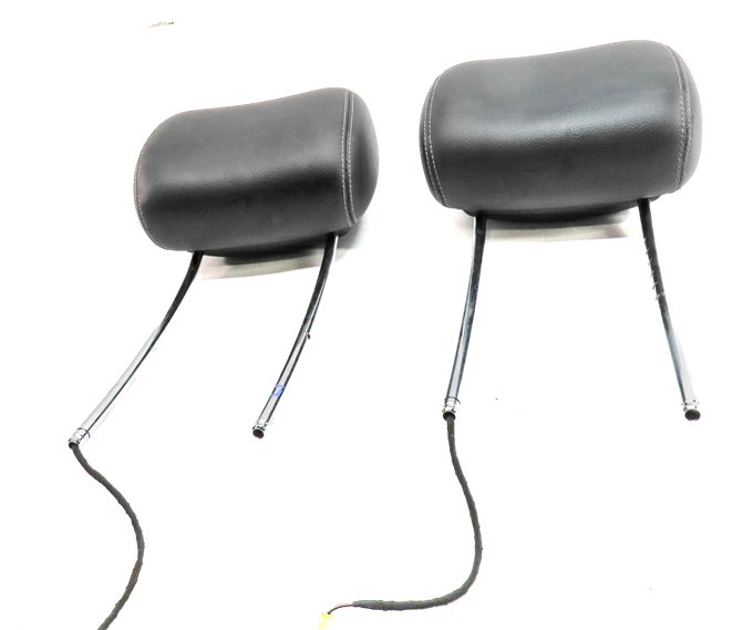 Thumbnail 2: 07-09 MERCEDES GL-CLASS X164 FRONT LEFT & RIGHT SEAT HEADREST SET/2(Black) 