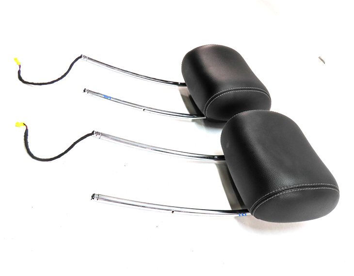 Thumbnail 3: 07-09 MERCEDES GL-CLASS X164 FRONT LEFT & RIGHT SEAT HEADREST SET/2(Black) 