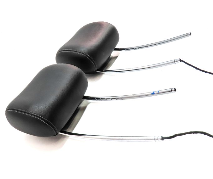 Thumbnail 4: 07-09 MERCEDES GL-CLASS X164 FRONT LEFT & RIGHT SEAT HEADREST SET/2(Black) 