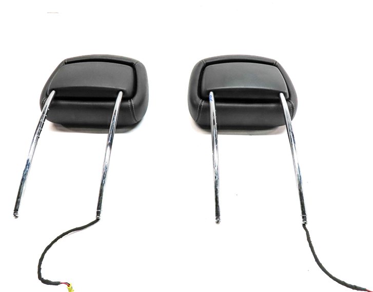 Thumbnail 7: 07-09 MERCEDES GL-CLASS X164 FRONT LEFT & RIGHT SEAT HEADREST SET/2(Black) 