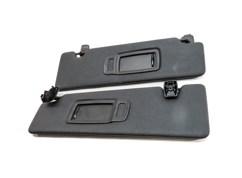 Thumbnail 2: 2018-2022 BMW X2 (F39) FRONT LEFT & RIGHT SUN VISOR SET 2 (Black)