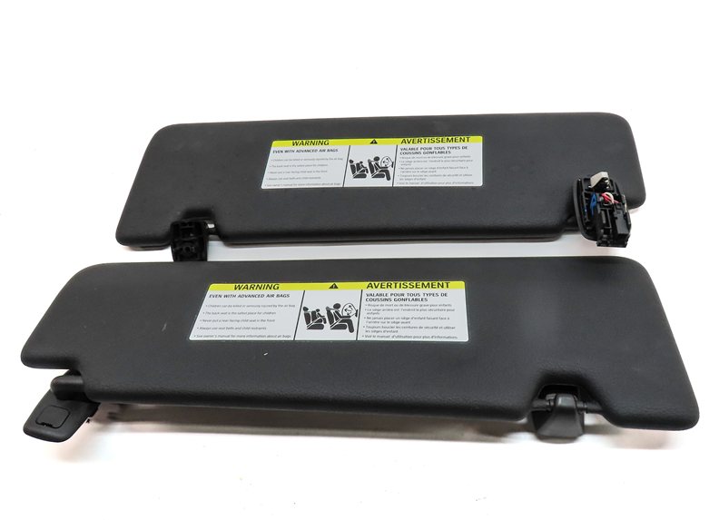Thumbnail 5: 2018-2022 BMW X2 (F39) FRONT LEFT & RIGHT SUN VISOR SET 2 (Black)