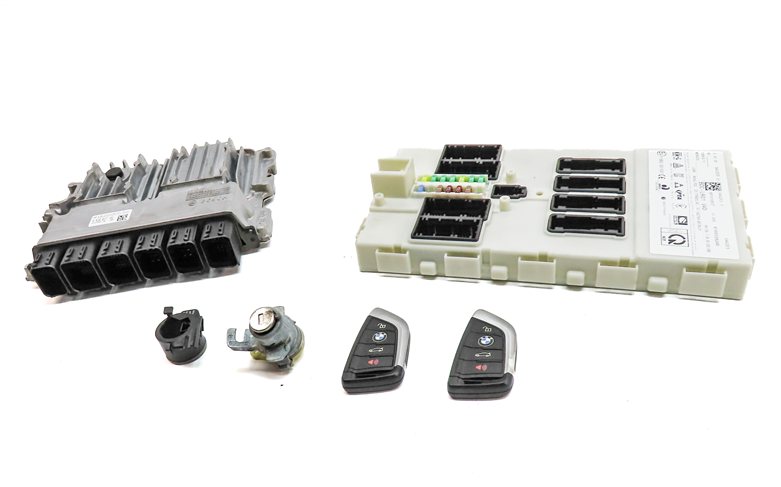 Thumbnail 2: 21-22 BMW X2 F39 2.0L (B46D) TURBO ENGINE DME IMMOBILIZER MODULE KEY FOB SET/6