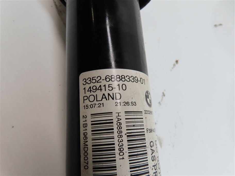 Thumbnail 7: 2022 BMW X2 (F39) AWD REAR LEFT & RIGHT STANDARD SUSPENSION SHOCK STRUT SET/2