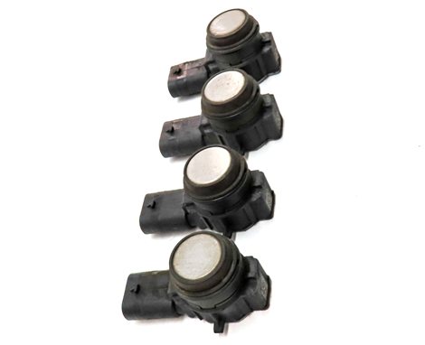 Thumbnail 3: 2014 BMW 335I (F30) REAR PARK ASSIST PDC DISTANCE CONTROL SENSOR SET/4 (Silver)