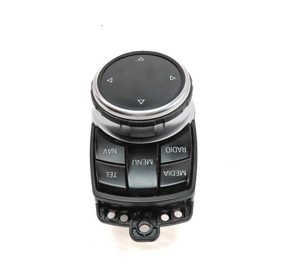 Thumbnail 3: 12-20 BMW 2 3 4 SERIES (F22 F30 F32 F34) STEREO NAVIGATION i-DRIVE SWITCH KNOB
