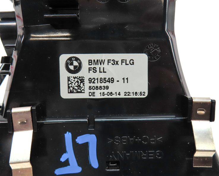 Thumbnail 5: 2014 BMW 335I (F30) FRONT LEFT DRIVER OUTER DASH HEAT AIR AC HVAC VENT (Black)