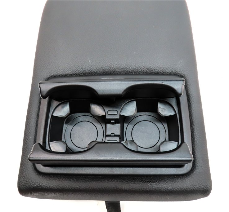 Thumbnail 8: 2014 BMW 335I (F30) REAR CENTER SEAT BACK CONSOLE ARMREST CUP HOLDER (Black)