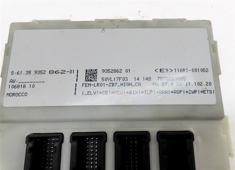 Thumbnail 7: 2014 BMW 335I (F30) 3.0L (N55) ENGINE ECM DME CAS4 IMMOBILIZER MODULE KEY SET/5