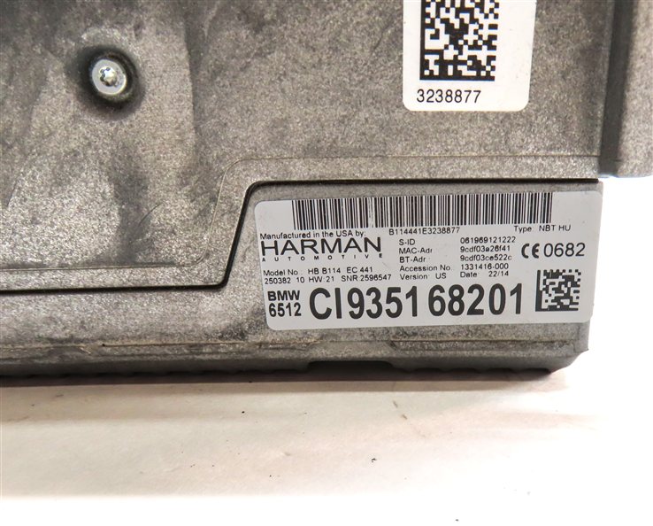 Thumbnail 3: 14-16 BMW 2 3 4 5 6 7 X3 X5 X6 (F10 F15 F22 F30 F32) AM/FM CD STEREO RECEIVER