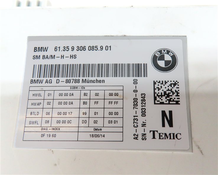 Thumbnail 3: 14-19 BMW 328i 330i 335i 428i 430i 440i M3 M4 X5 X6 FRONT MEMORY SEAT MODULE