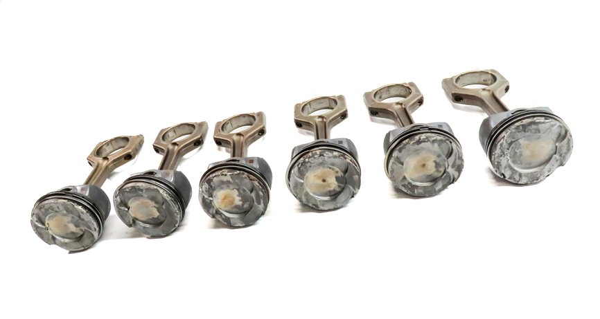 Thumbnail 3: 2010-2014 BMW 1/3/4/5/6/7/X1/X3/X5/X6 3.0L N55 TURBO ENGINE PISTON & ROD SET 6