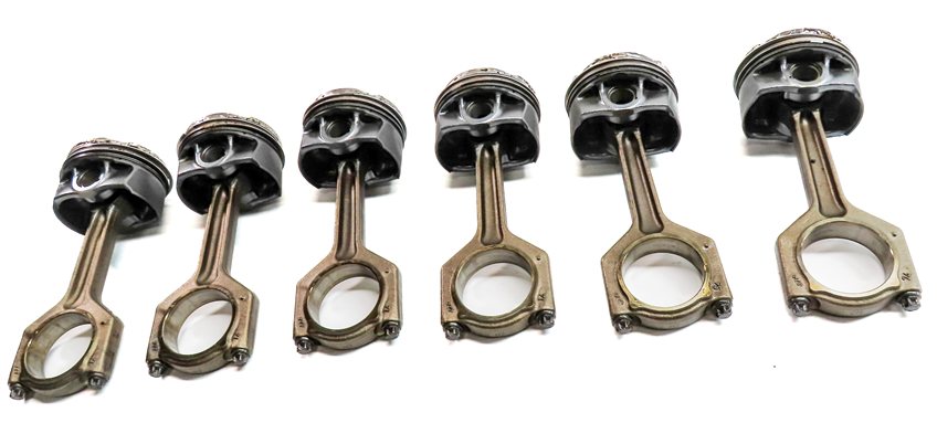 Thumbnail 5: 2010-2014 BMW 1/3/4/5/6/7/X1/X3/X5/X6 3.0L N55 TURBO ENGINE PISTON & ROD SET 6