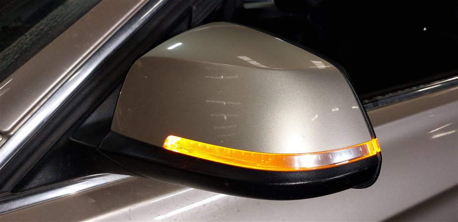 Thumbnail 2: 13-19 BMW 3-SERIES (F30 F31) LEFT P-FOLD HEAT AUTODIM DOOR MIRROR (Silver)