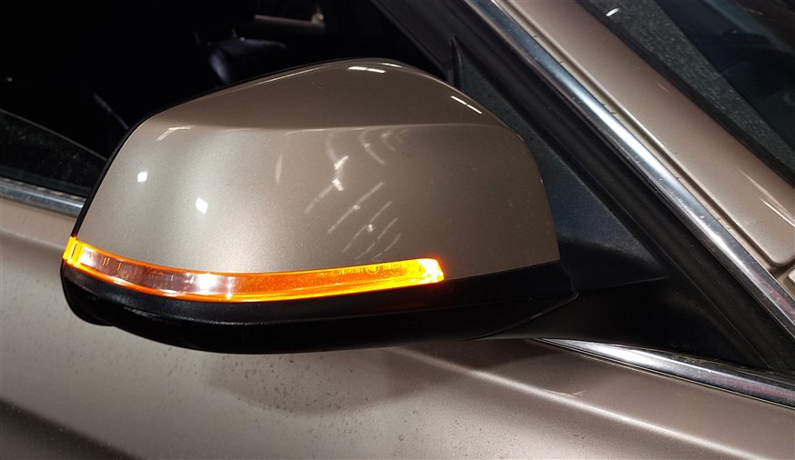 Thumbnail 2: 13-19 BMW 3-SERIES (F30 F31) RIGHT P-FOLD HEAT AUTODIM DOOR MIRROR (Silver)