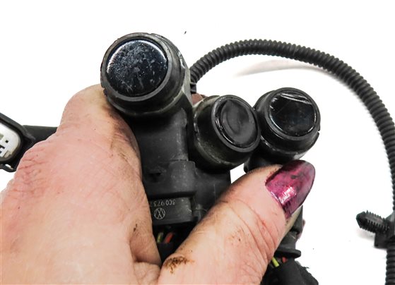 Thumbnail 4: 2012 PORSCHE PANAMERA 970 G1 FRONT LEFT PDC DISTANCE CONTROL WIRE SENSOR SET/3