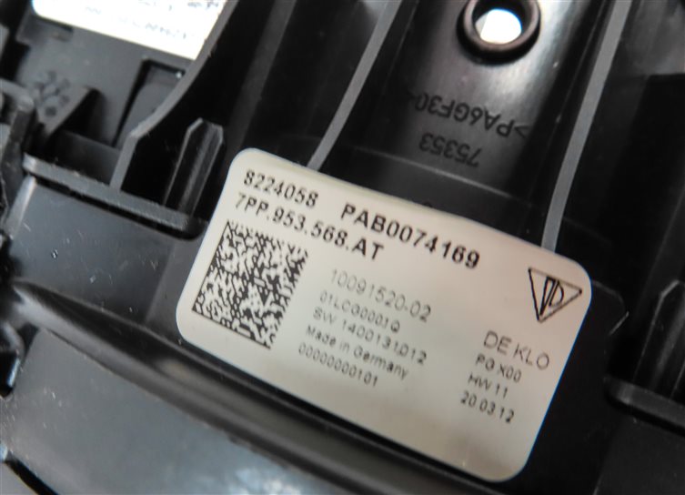 Thumbnail 7: 2010-2013 PORSCHE PANAMERA (970 G1) BLINKER WIPER CRUISE COMBINATION SWITCH