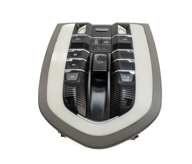 Thumbnail 5: 2012 PORSCHE PANAMERA (970 G1) FRONT INTERIOR DOME MAP READING LIGHT LAMP (Gray)