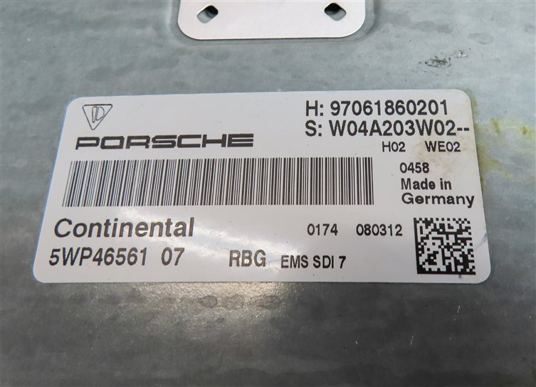 Thumbnail 15: 12 PORSCHE PANAMERA (970 G1) 3.6L M46 ENGINE ECM BCM IMMOBILIZER MODULE KEY SET